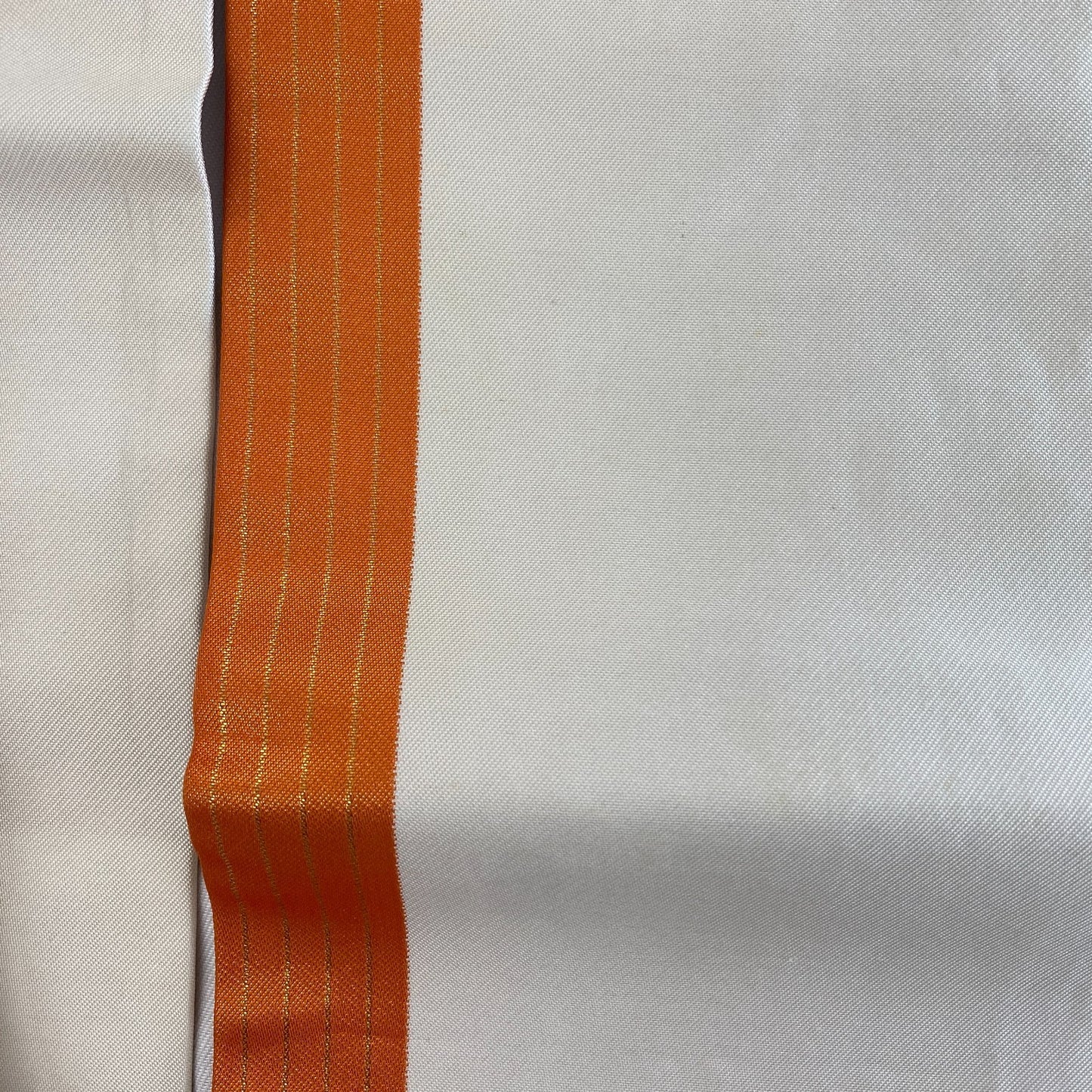 Japanese Vintage Kimono Nagoya Obi Cotton White Traditional Authentic 140 x 11in6