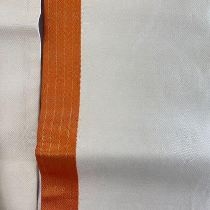 Japanese Vintage Kimono Nagoya Obi Cotton White Traditional Authentic 140 x 11in6