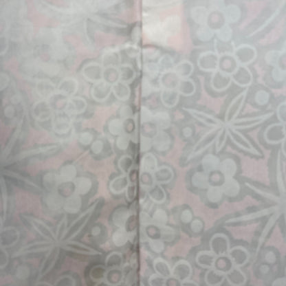 Japanese Vintage Kimono Haori Jacket Silk Gray Oshima Traditional Authentic 33in8