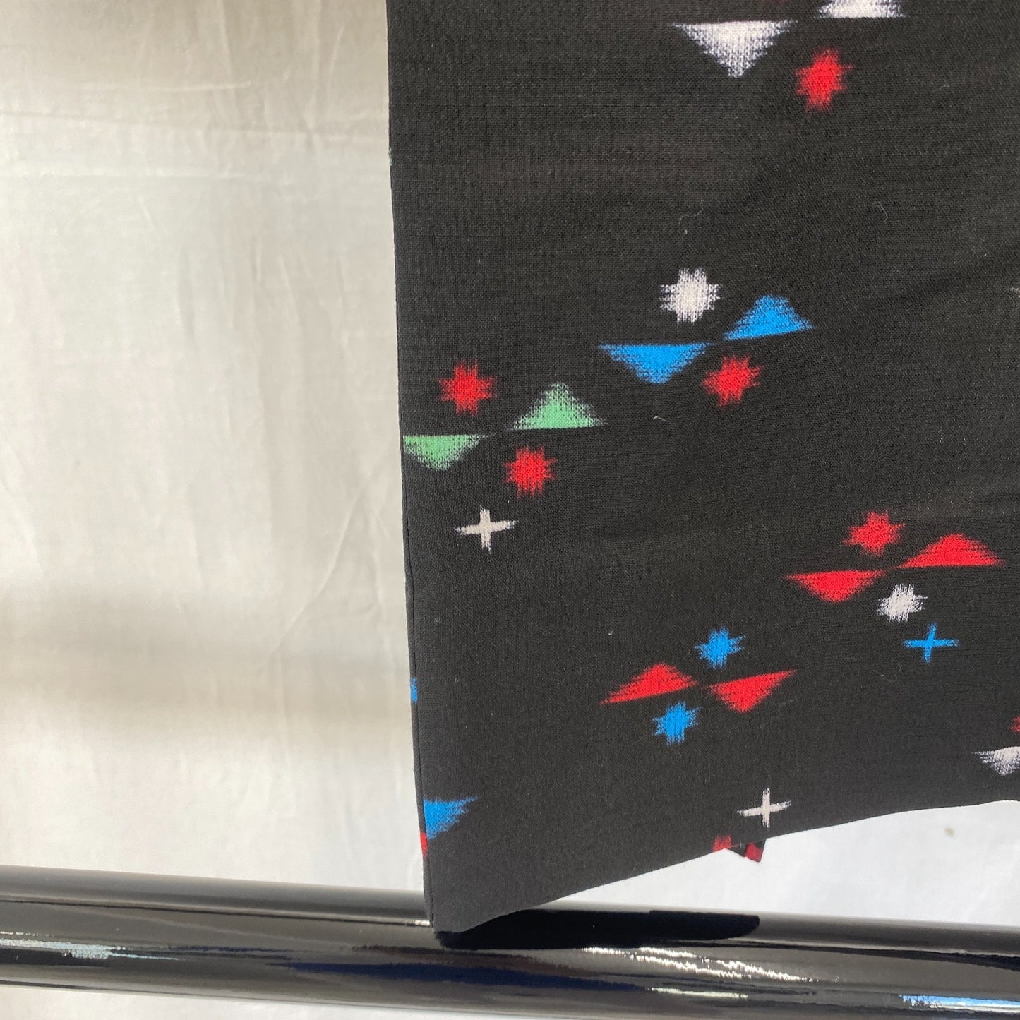 Japanese Vintage Kimono Haori Jacket Cotton Black Traditional Authentic 28 in19