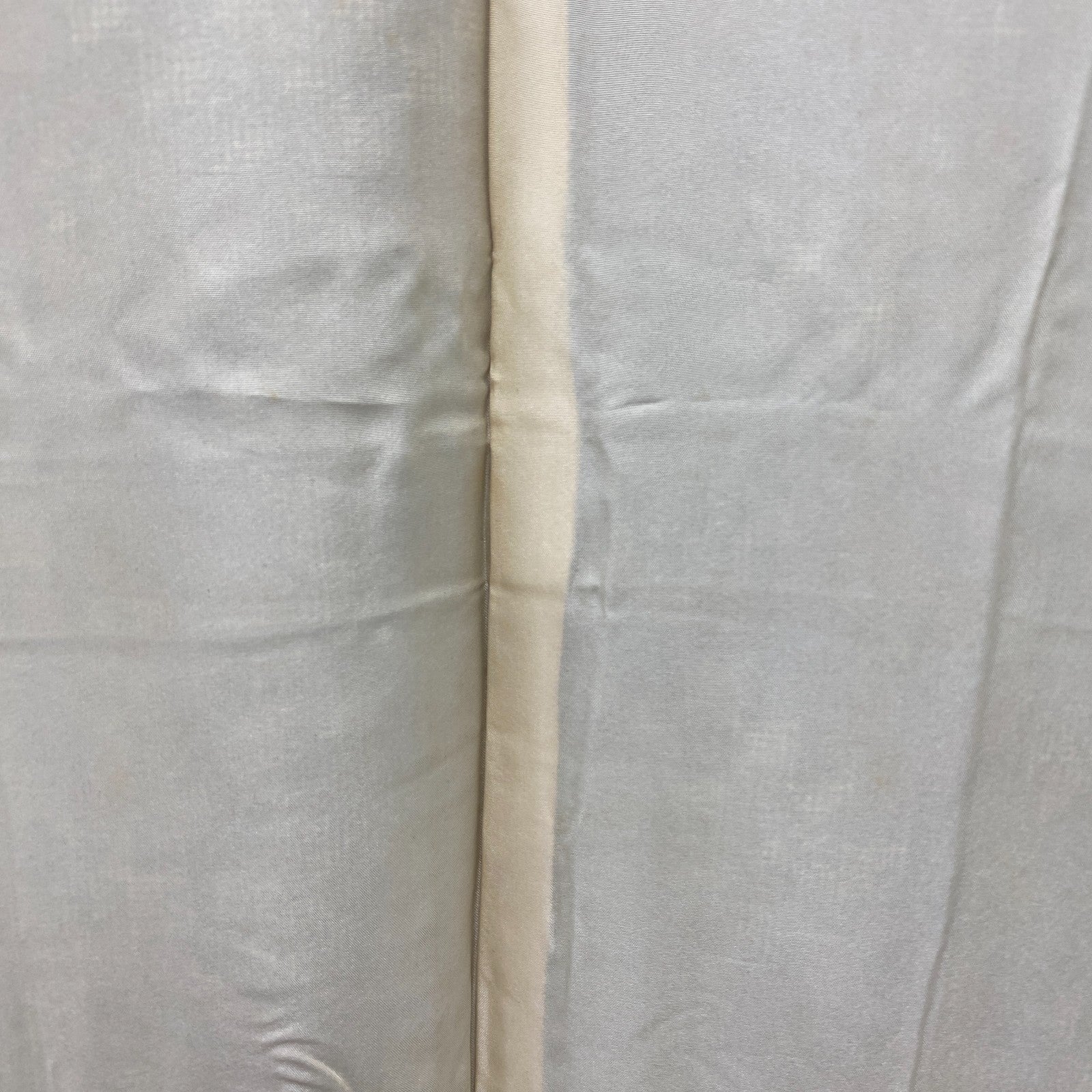 Japanese Vintage Kimono Silk Gray Oshima Traditional Authentic Length 59in8