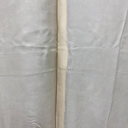 Japanese Vintage Kimono Silk Gray Oshima Traditional Authentic Length 59in8