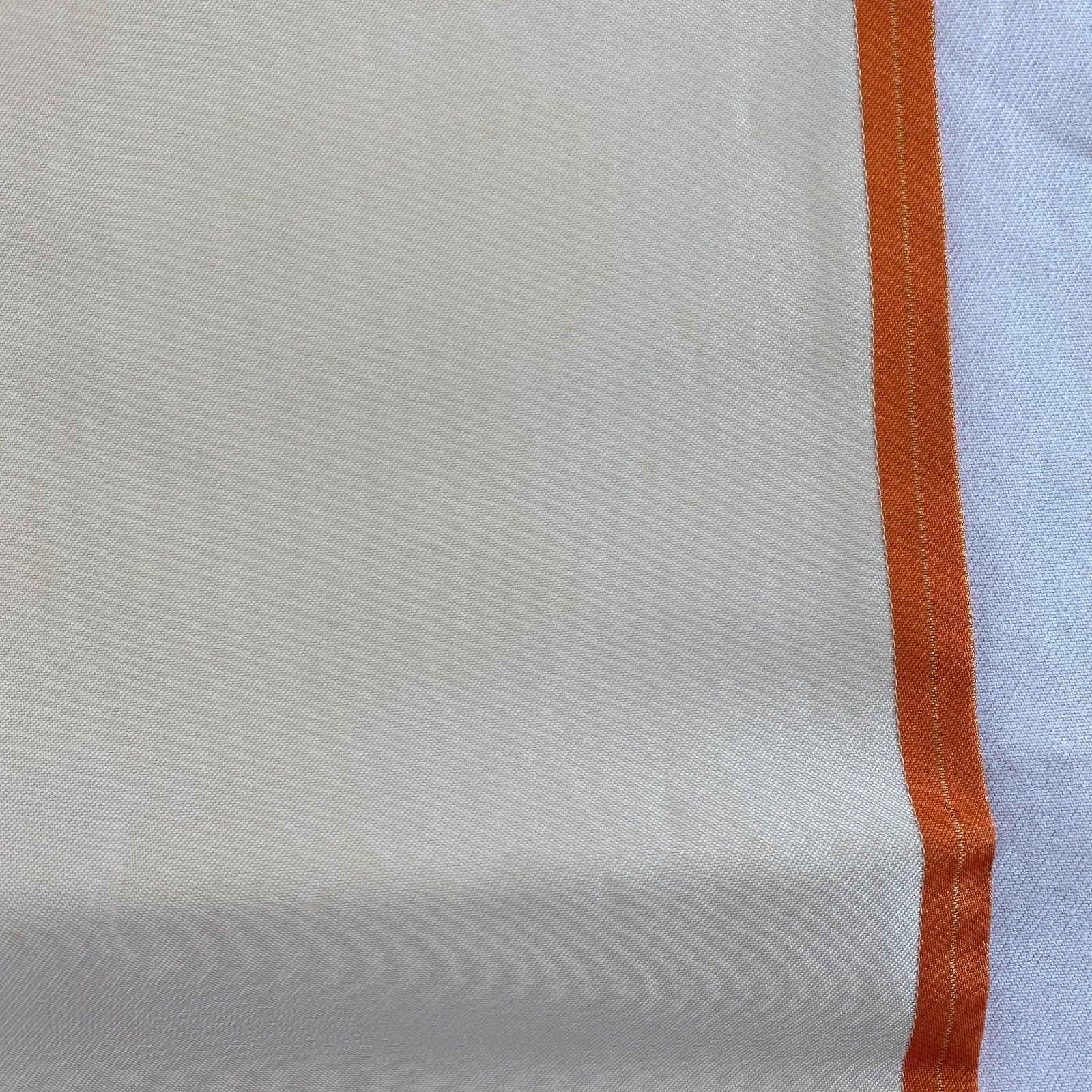 Japanese Vintage Kimono Nagoya Obi Cotton White Traditional Authentic 140 x 11in7