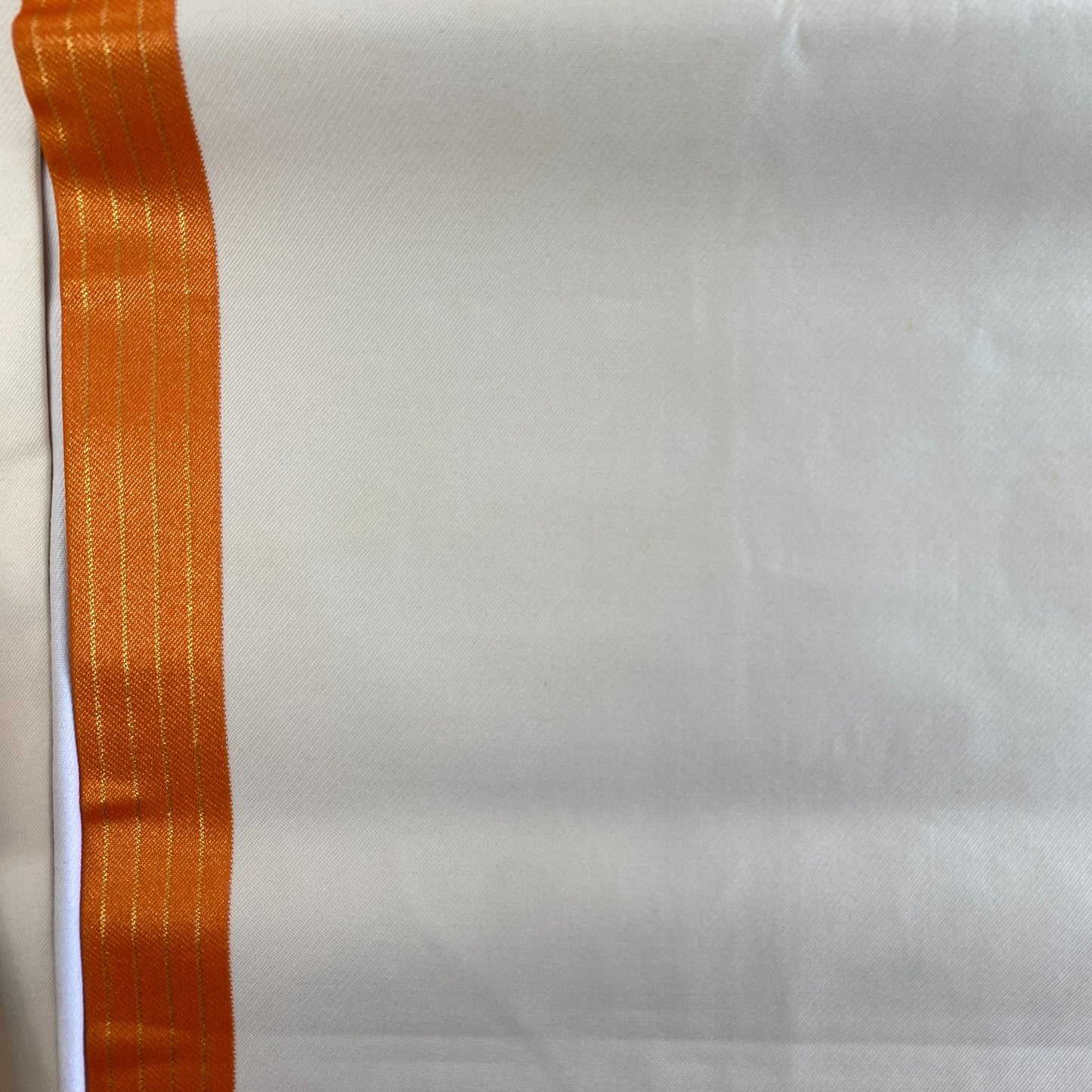 Japanese Vintage Kimono Nagoya Obi Cotton White Traditional Authentic 140 x 11in4