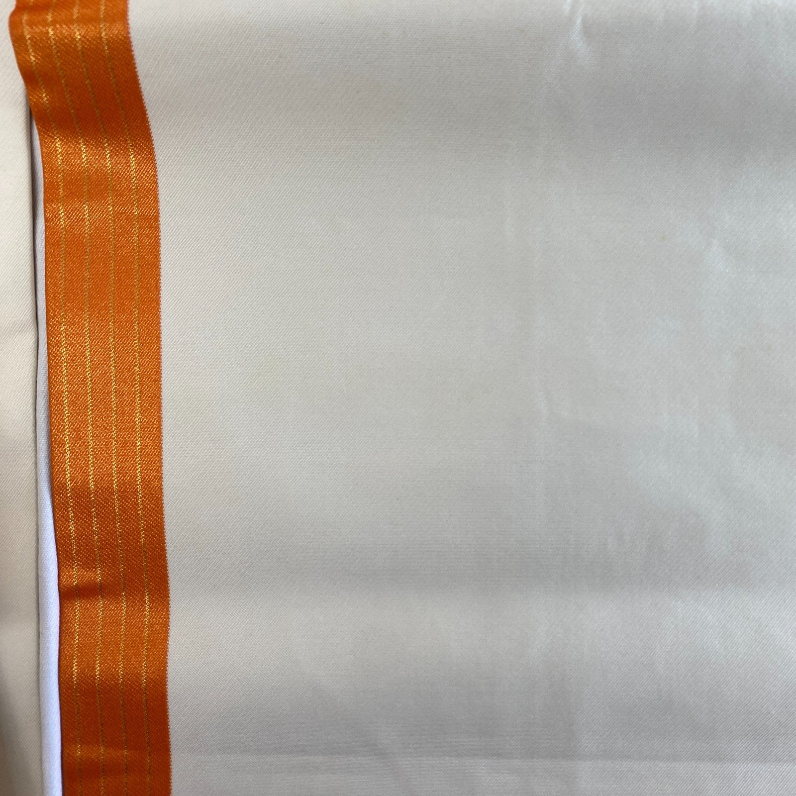 Japanese Vintage Kimono Nagoya Obi Cotton White Traditional Authentic 140 x 11in4