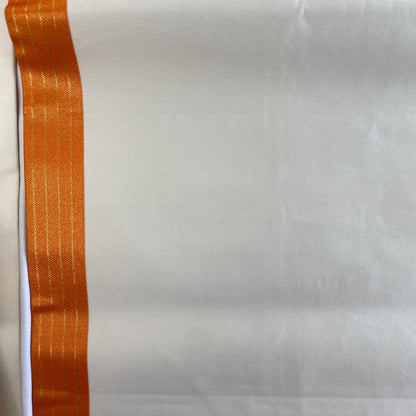 Japanese Vintage Kimono Nagoya Obi Cotton White Traditional Authentic 140 x 11in4