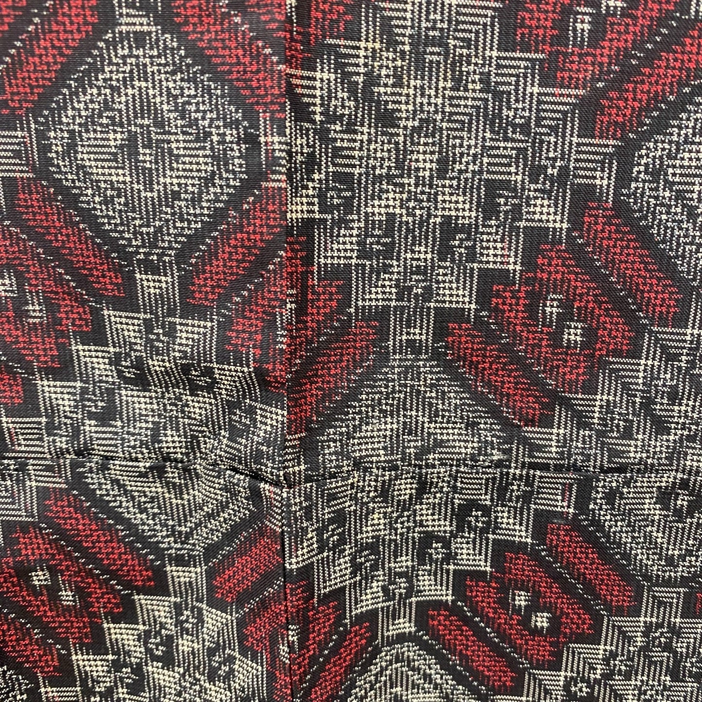 Japanese Vintage Kimono Silk Gray Oshima Traditional Authentic Length 59in19