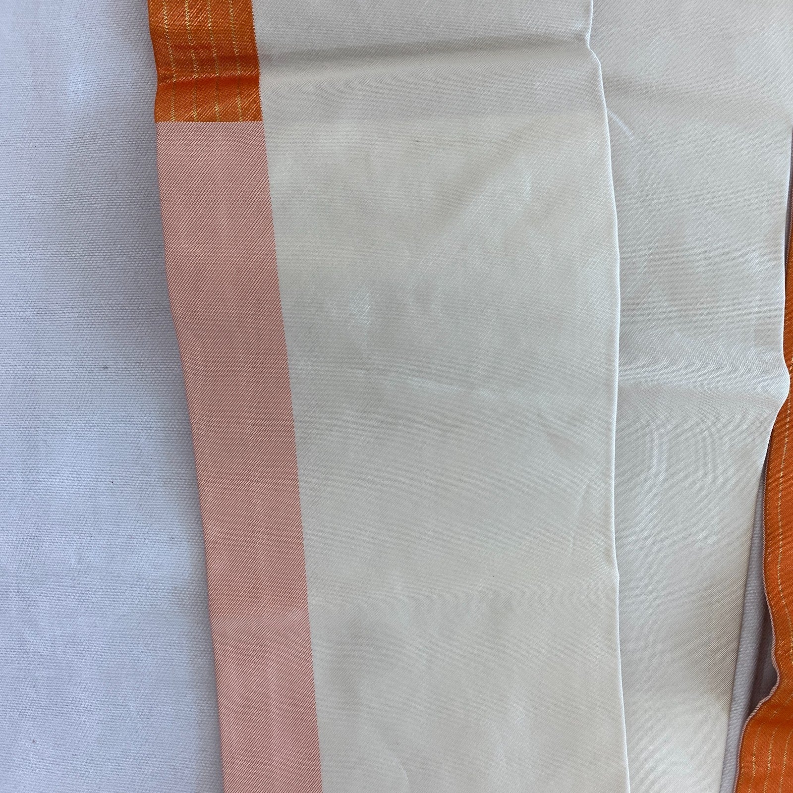 Japanese Vintage Kimono Nagoya Obi Cotton White Traditional Authentic 140 x 11in19