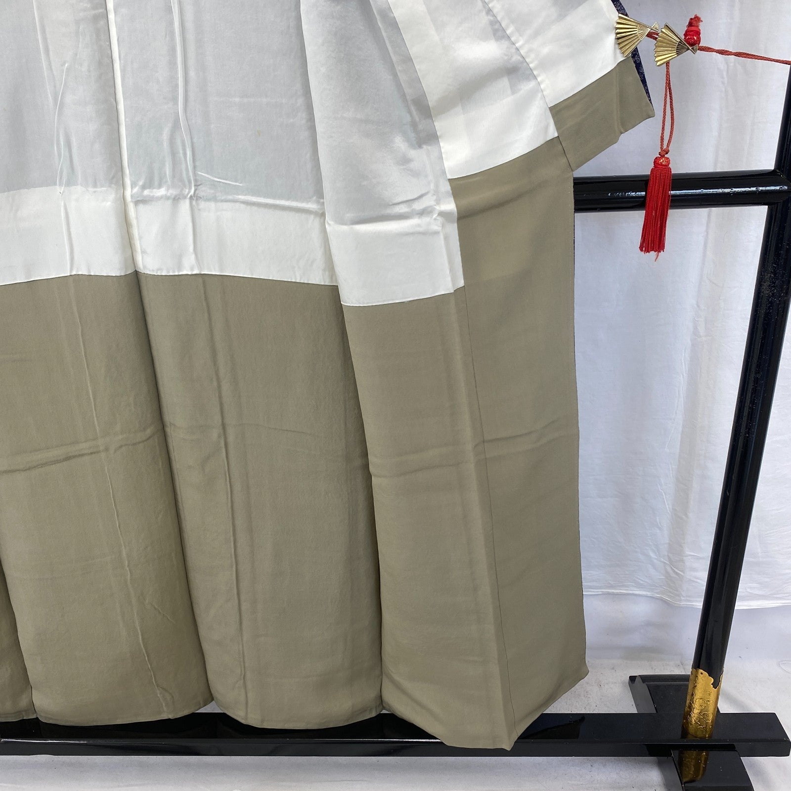 Japanese Vintage Kimono Silk Navy Komon Traditional Authentic Length 59 in12