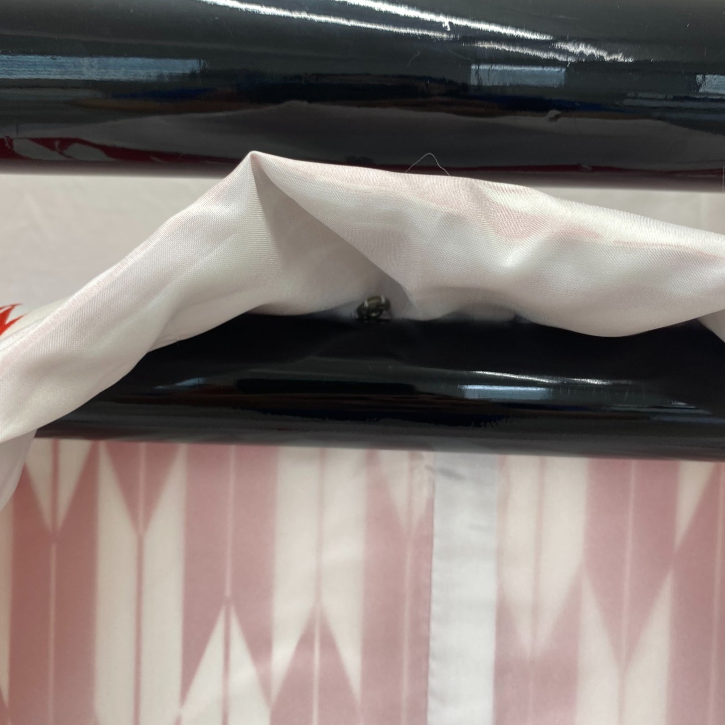 Japanese Vintage Kimono Cotton Red Komon Traditional Authentic Length 63 in3