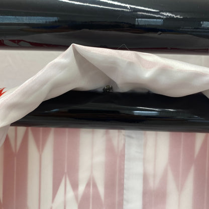 Japanese Vintage Kimono Cotton Red Komon Traditional Authentic Length 63 in3