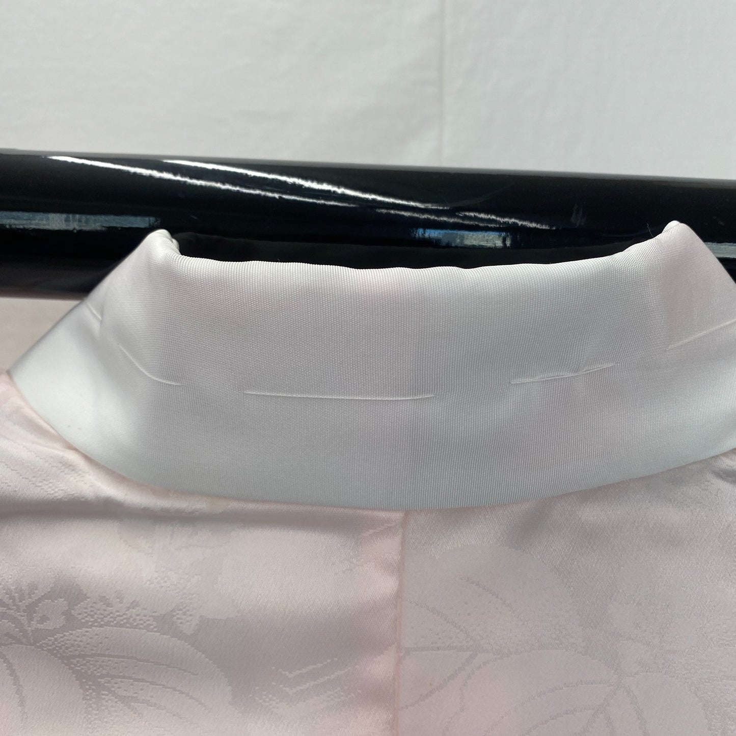 Japanese Vintage Kimono Juban Polyester Pink Drit Traditional Length 52 in14