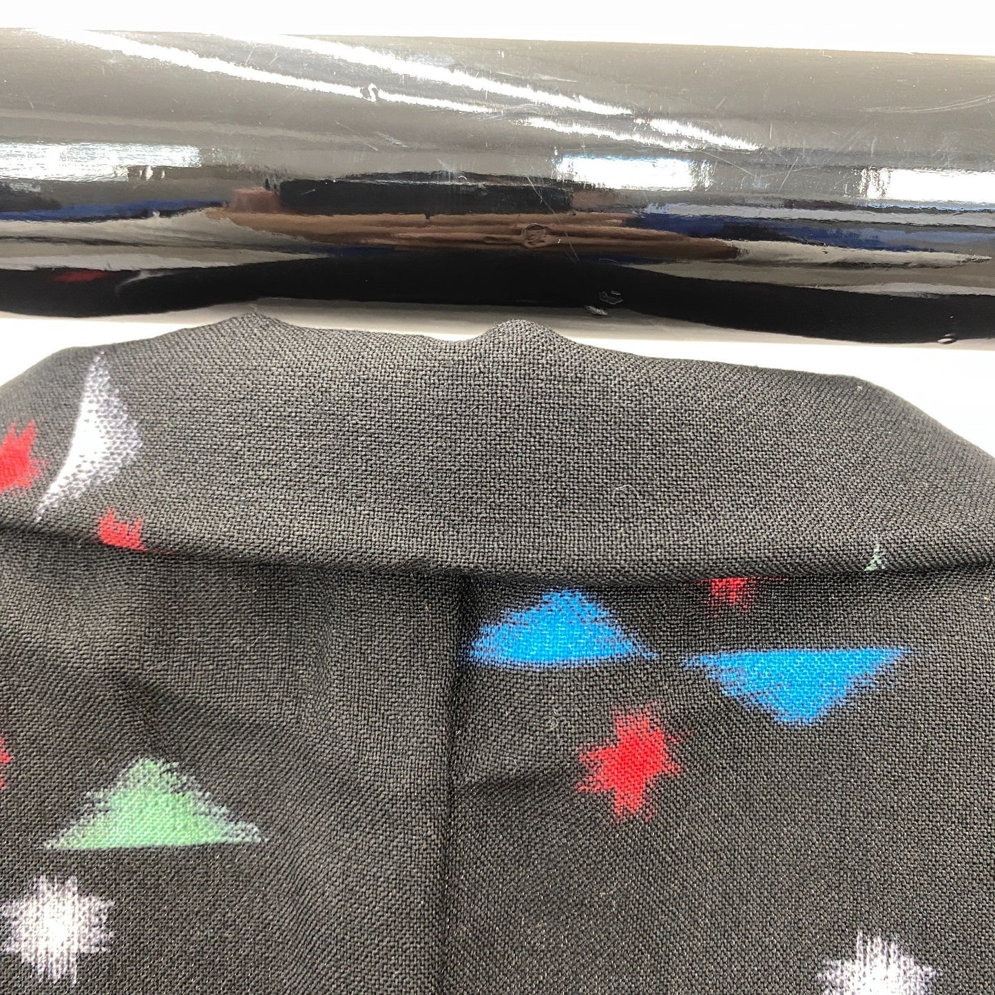 Japanese Vintage Kimono Haori Jacket Cotton Black Traditional Authentic 28 in13