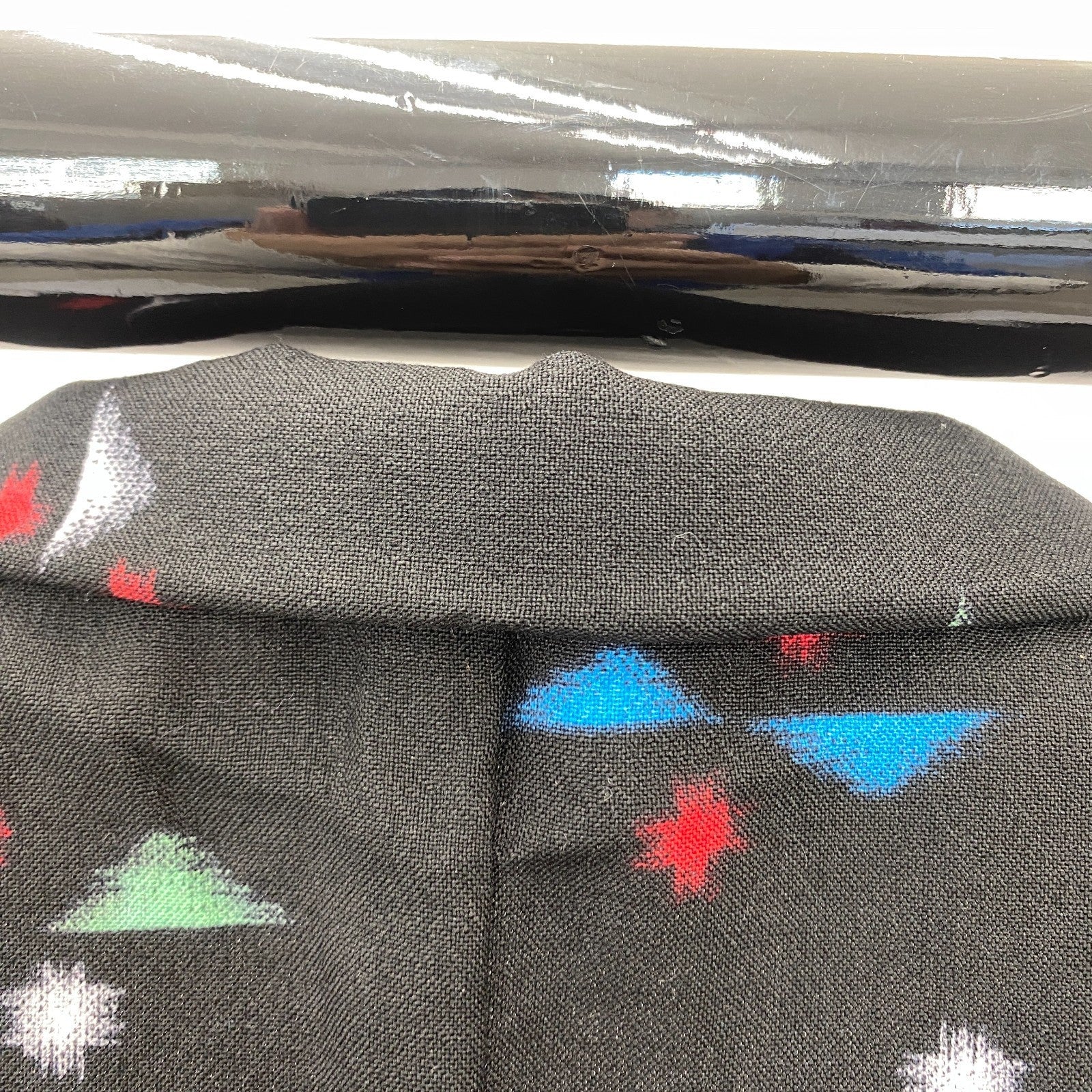 Japanese Vintage Kimono Haori Jacket Cotton Black Traditional Authentic 28 in13