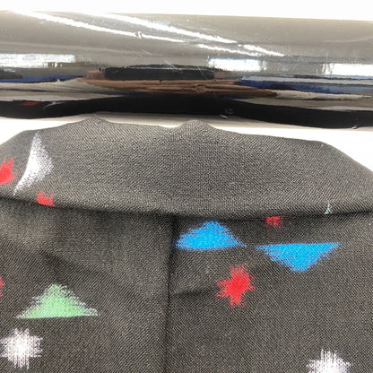 Japanese Vintage Kimono Haori Jacket Cotton Black Traditional Authentic 28 in13