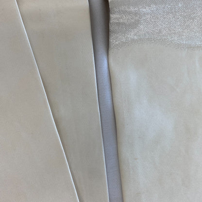 Japanese Vintage Kimono Nagoya Obi Polyester Silver Traditional Drit 144x 11 in16